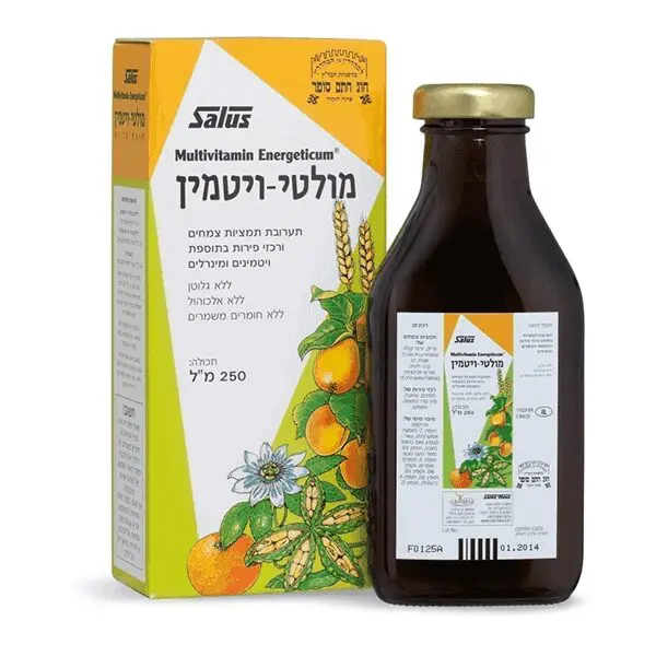 מולטי ויטמין נוזלי – 250 מ”ל – סאלוס