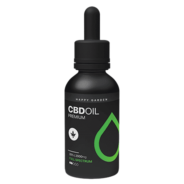 שמן CBD‏ 20% – (2,000 מ”ג) – 10 מ”ל – הפי גרדן Happy Garden