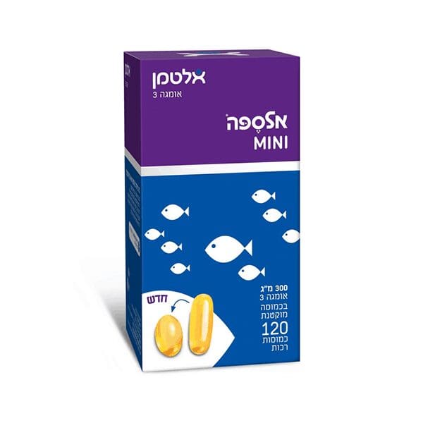 אלספה מיני MINI אלטמן – 120 כמוסות – אלטמן