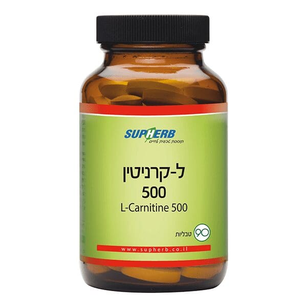 ל- קרניטין 500 – 90 טבליות – סופהרב