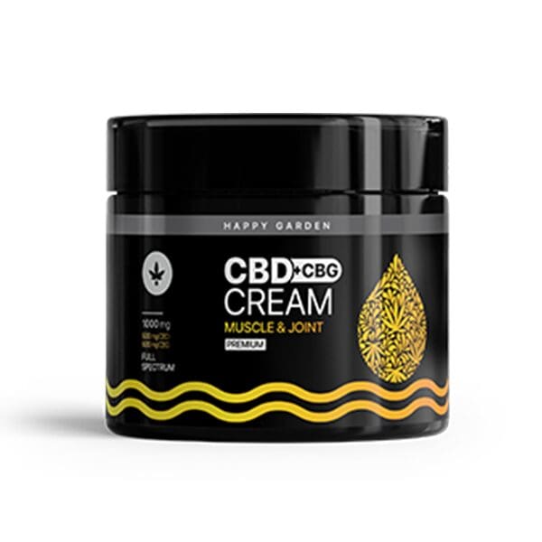 קרם שרירים ומפרקים CBG&CBD 1000mg – הפי גרדן Happy Garden