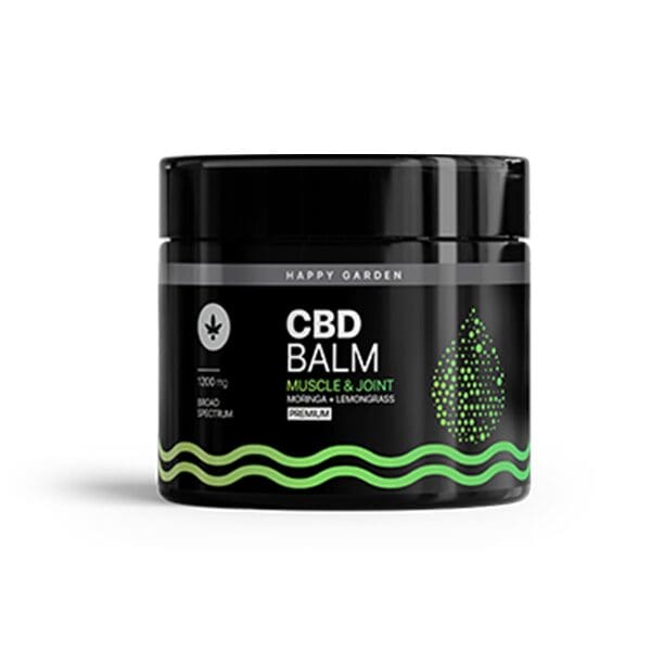 משחה CBD 1200mg המשלבת – למון גראס ומורינגה – הפי גרדן Happy Garden